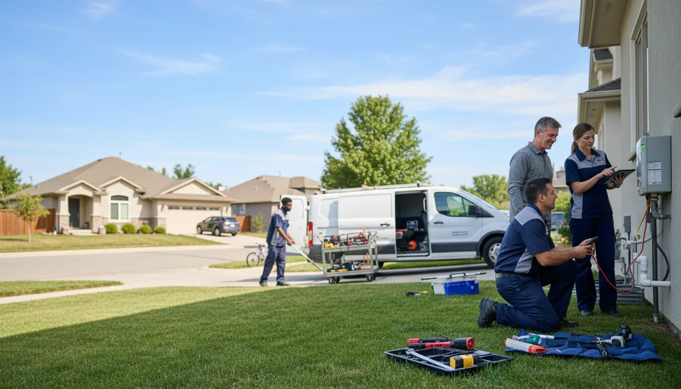 Tankless water heater service in Tannersville, PA